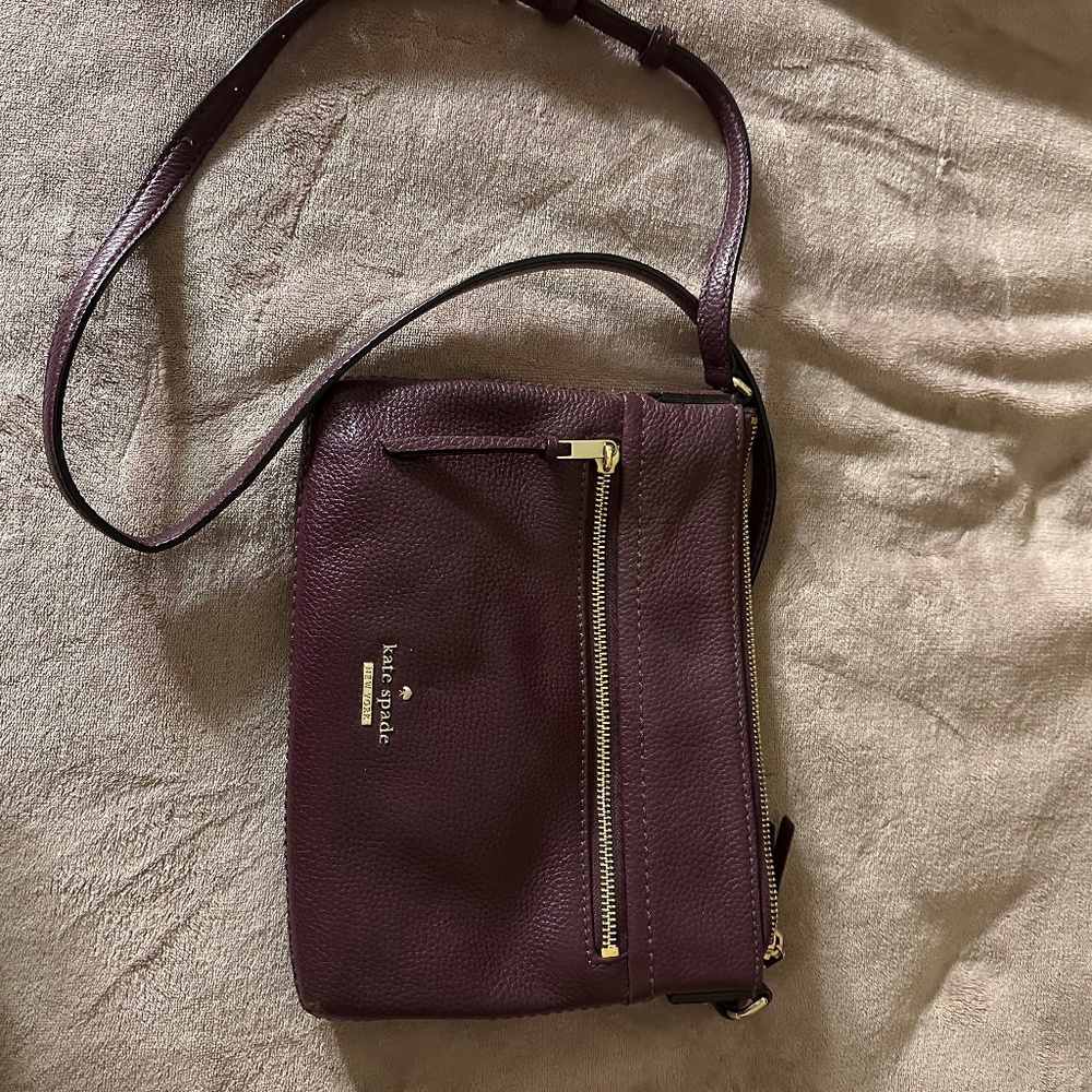 Dark purple crossbody